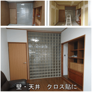 クロス貼に
